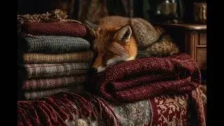 Donna Wojtas Brand Fox On Tweed Blankets