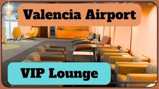 Empty Lounge? Everything you need to know before visiting Valencia, Spain Airport VIP Lounge, tour.