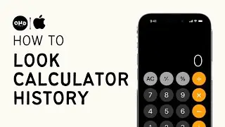 How to Look at Calculator History on iPhone or iPad 2025