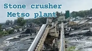 Work Metso Stone Crusher Plant  Chalta hua Metso Stone Crusher Plant | देखिए पत्थर कैसे टूटता है 