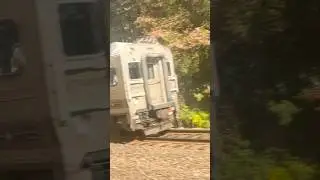 Nj transit train 4205 passing while on a Patco train. #patco #njtransit