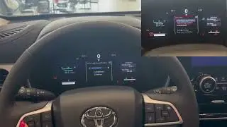 Toyota Highlander 2023 года (платиновый) &mdash; как настроить проекционный дисплей (HUD) в Erin Park Toyota