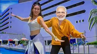 Dilbar Dilbar 90's song | Modi Aur Mamata dance with  hindi song