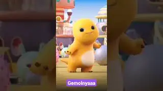 Dino Kuning Joget Menggemaskan