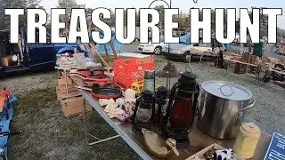 Flea Market Treasure Hunting for Things To Sell On eBay - Update Vlog