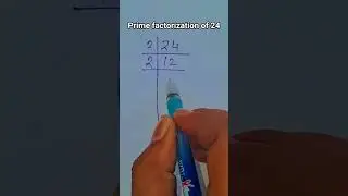 prime factorization of 24