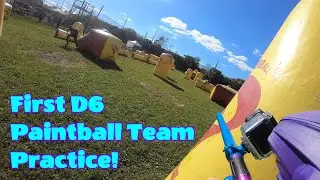 1st Paintball Team Practice D6 | Warriors Sports Park Orlando 2023