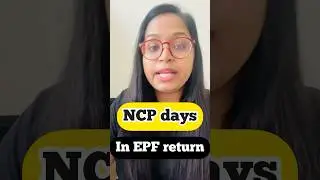 NCP days in PF | ncp days calculation in pf #shorts