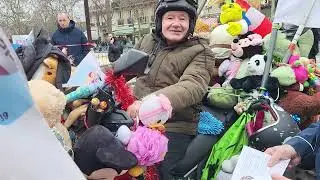 Manif des médecins à Paris contre la 