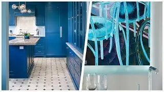 75 Turquoise Multicolored Floor Kitchen Design Ideas You'll Love ⭐️