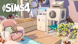 Pastel Living Room | Sims 4 Stop Motion | NO CC | #SHORTS