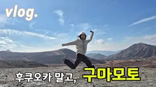 [여행] 후쿠오카 말고 구마모토… 나쁘진 않았어 🌋| Part 3 _ 카츠레이테이,구마모토성,글룩커피스팟,아소산분화구