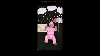 Monthly baby photoshoot ideas at Home | Yuvi First Month shoot | Monsoon Theme #babyphotoshootideas
