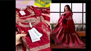 Ethnc maroon pishwas small(17 chest) 25 October 2025