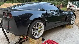 C6 Corvette shock noise fixed for cheap!