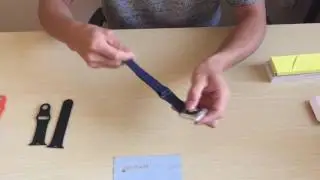 Apple watch band leather loop 42mm midnight blue