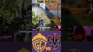 GodL Punk Insane 1v4 vs Nonx in BGMS 🔥 | BGMI Shorts #punk #jonathan #bgms