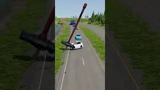 Small To Giant Colors Cars VS Giant Hammer #155