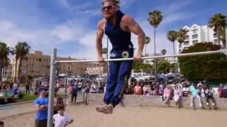 Street Workout - Islam Badurgov in Santa Monica, California