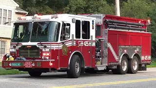 Mahwah Fire Department Ladder 4 & Engine 425 Responding 8/4/25
