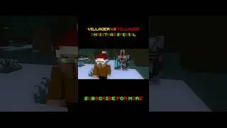 Villager Vs Pillager (Christmas Special) Part 2 - Minecraft Animation #Shorts