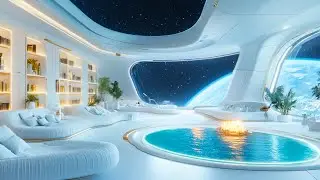 🎵 Ambient Space Music for Focus & Calm | The Orbit Lounge of Serenity