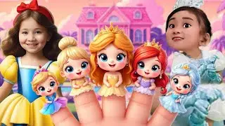 Baby Disney Princess Shark Finger Family | Disney | Nursery Rhymes | DoReMi Kids Songs