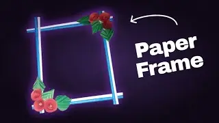 Paper Wall Frame | A4 Paper Craft | Beautiful Wall Decoration Ideas 2025