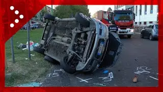 Milano, incidente in via Inganni: auto si ribalta e travolge due anziani, la donna muore in ospedale