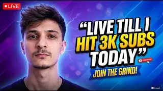 Ending Stream at 3,000 Subs 😱 Only 40 Left!