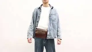 The Camper   Men's Leather Waist Bag