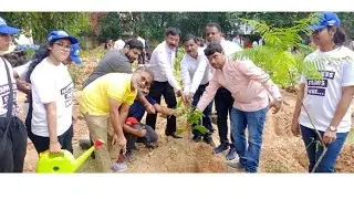INFINERA & AAHWAHAN FOUNDATION GO GREEN REVOLUTION 1cr TREE  in public govt college in HSR Bengaluru