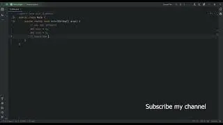 Java Program to Add Two Integers
