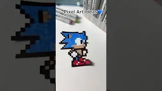 Sonic 💙 pixel art idea #art #drawing #pixelart #sonic