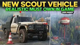New Must Own Scout Vehicle Trail Cruiser UTE in SnowRunner with Lots of Add-ons You Need Try
