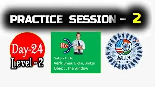 Fluent English Grammar: Practice Sentences for Action & State Verbs | Day 24 | Level 2