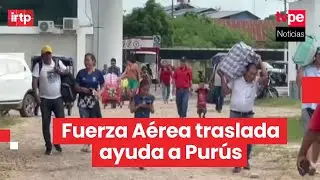 Ucayali: vuelo de acción cívica traslada ayuda y a pobladores a zona fronteriza de Purús