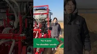 Sowing carrots no longer wastes seeds！#agriculture #machine #farm #factroy #seeder #China #carrot