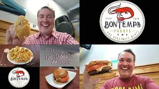 Beach Food Restaurant Travel Guide: Seafood & Burgers at Bon Temps Poboys in Orange Beach, AL