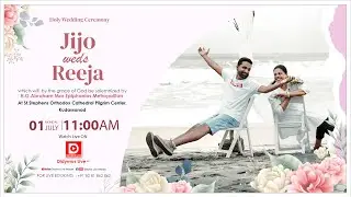 Jijo weds Reeja | WEDDING CEREMONY | H.G.Abraham Mar Epiphanios Metropolitan - LIVE