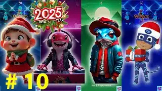 #4K New! Tiles hop 10 song! tiles hop download PJ Masks  Crazy Frog  Cocomelon Baby Shark  #tileshop