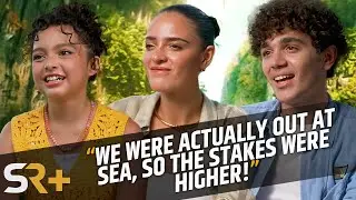 Jurassic World Rebirth's Audrina Miranda, Luna Blaise & David Iacono Recall Most Memorable Scenes