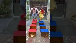 Blind Box Jump Challenge, See Who Is The Unlucky? #familygames #familychallenge