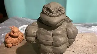 Ninja Turtles clay sculpture (scultura in argilla)