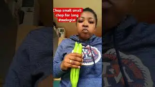 Chop small small chop for long #cucumber  #melogist  #fruits
