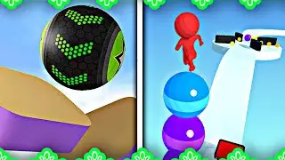 🍐 Going Balls 🆚 Stack Rider NEW LEVELS GP18K! Top Free Game iOS,Android Walkthrough Pro Gameplay