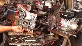 RK MOTOR D 110 - CUM SE MONTEAZA DISTRIBUTIA. TRACTOR U 650 M