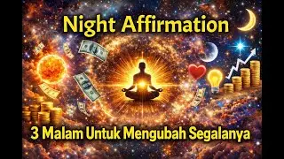 Tidur Kaya dan Bahagia: 3 Afirmasi Malam yang Menarik Keajaiban | Law of Attraction