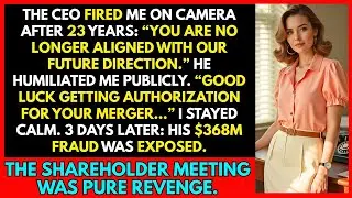 Fired by the CEO— My Files Exposed His $368M Fraud.The SHAREHOLDER meeting was PURE REVENGE.