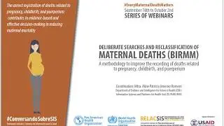 BIRMM #1 Deliberate Searches and Reclassification of Maternal Deaths